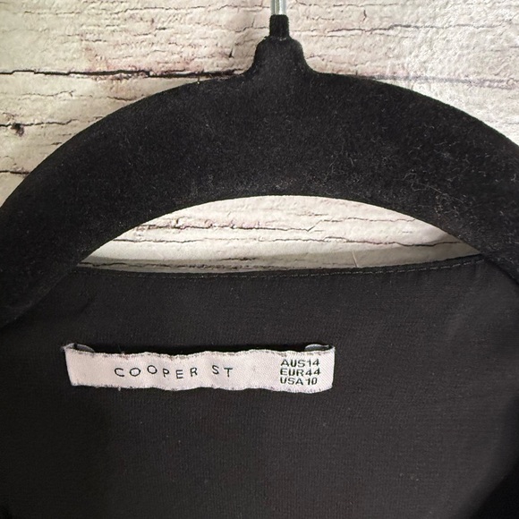 Cooper St Black and White Polka Dot Dress wrap 10 - Picture 4 of 7